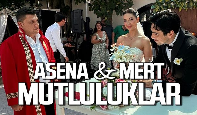 Asena İbik ile Mert Kula dünyaevine girdi!