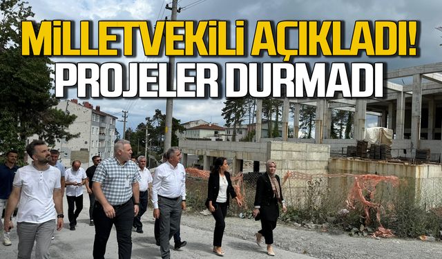 Milletvekili açıkladı! Projeler durmadı!