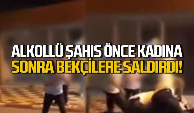 Bartın'da alkollü şahıs sokak ortasında kadına şiddet uyguladı!