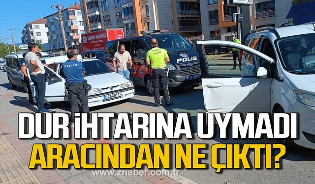 Bartın'da alkollü sürücü "dur" ihtarına uymadı! Aracından ne çıktı?