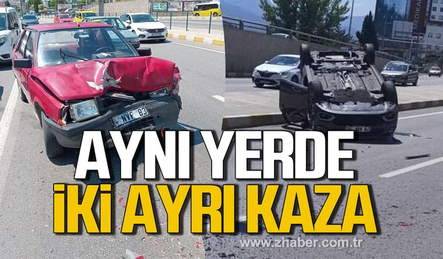 Karabük'te iki ayrı kaza! Yaralılar var!