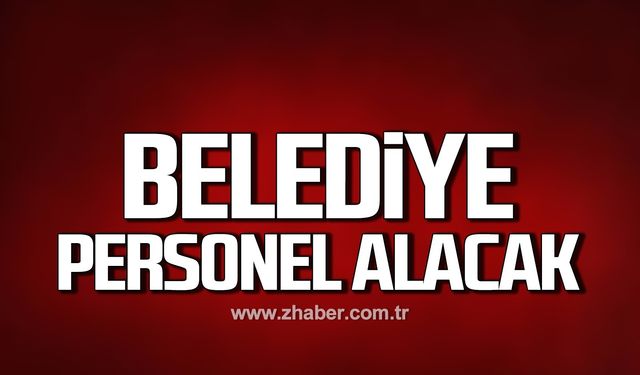 Perşembe Belediyesi personel alacak!