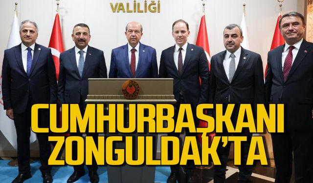 Cumhurbaşkanı Ersin Tatar Zonguldak'ta