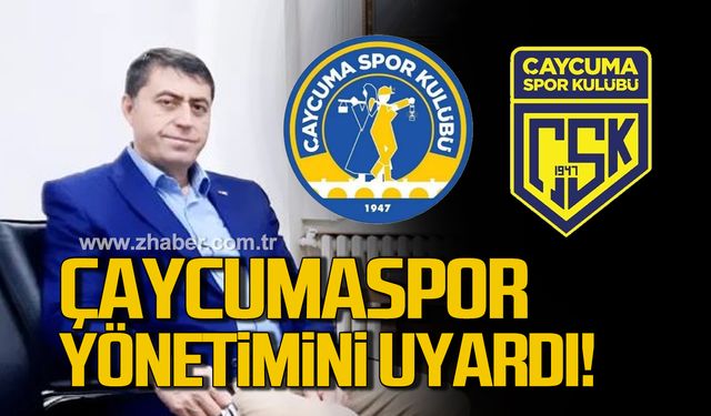 Erkan Üstüntaş Çaycumaspor yönetimini uyardı!