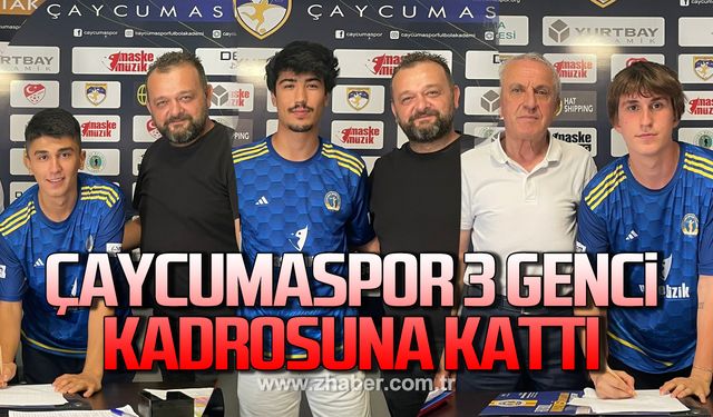 Çaycumaspor 3 genci kadrosuna kattı!