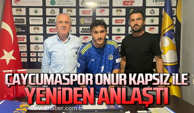 Çaycumaspor ikinci transferini Onur Kapsız ile yaptı!