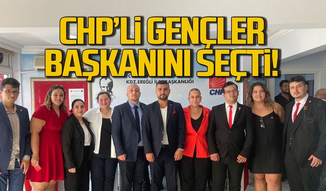 Kdz Ereğli'de CHP'li gençler başkanını seçti!