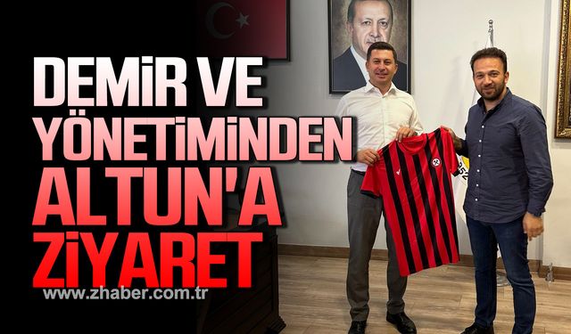 Harun Demir ve yönetiminden Kamil Altun'a ziyaret!