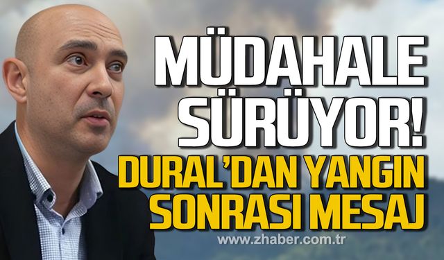 Dural'dan yangın sonrası mesaj! "Devrek halkımızın yanındayız"