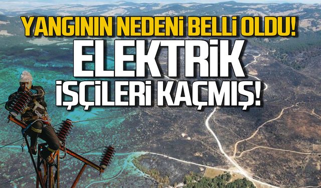 Bolu yangını elektrik işçileri yüzünden çıkmış!