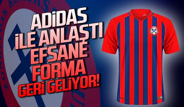 Kömürspor Adidas ile anlaştı! Efsane forma geri geliyor!