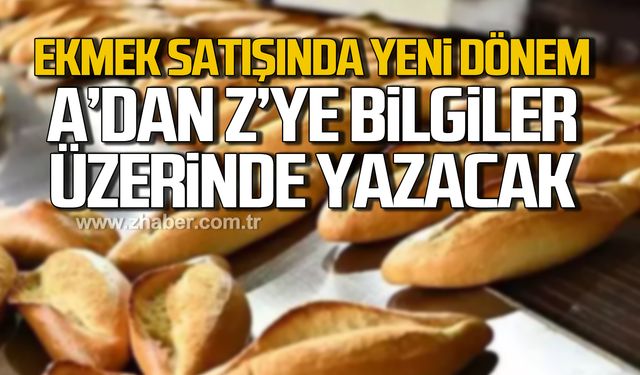 Ekmek satışında yeni dönem! A'dan Z'ye tüm bilgiler üzerinde yazacak!