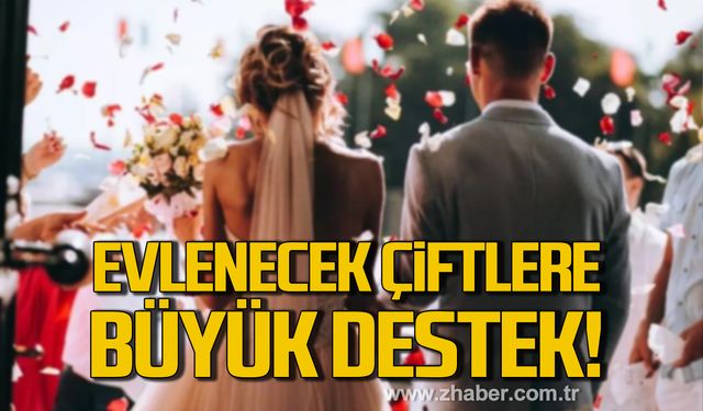 Evlenecek dar gelirli çiftlere düğün destek paketi!