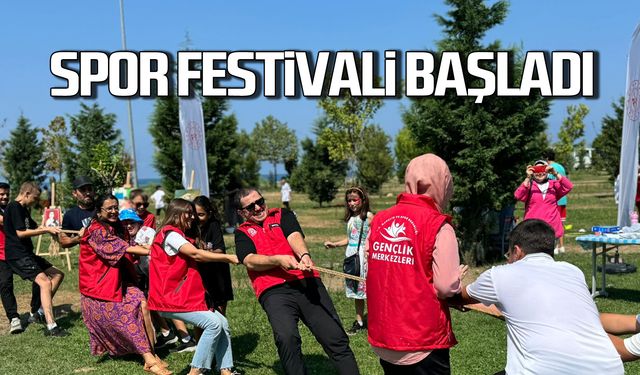 Zonguldak'ta spor festivali başladı