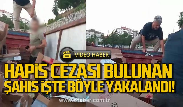 Karabük'te hapis cezası bulanan şahıs işte böyle yakalandı!