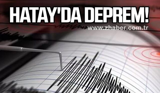 Hatay'da 5,2 şiddetinde deprem!