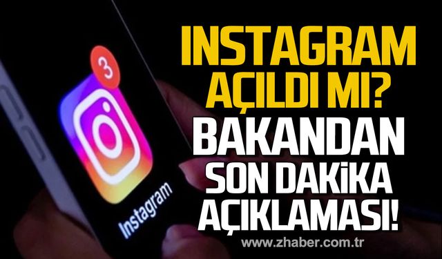 Instagram açıldı mı? Bakan Uraloğlu'ndan son dakika açıklaması!