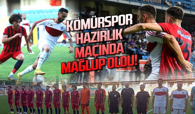 Zonguldak Kömürspor hazırlık maçında Karabük'e yenildi!