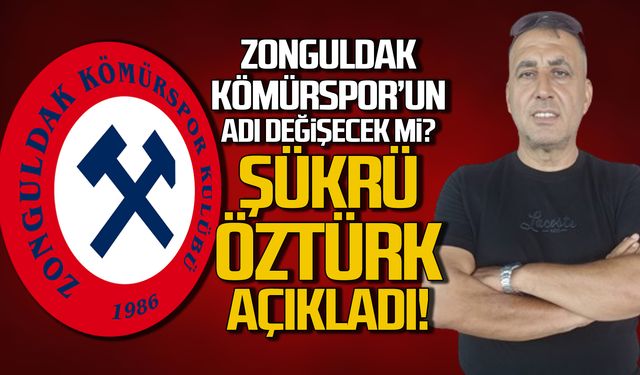 Kömürspor'un adı değişecek mi? Şükrü Öztürk açıkladı!