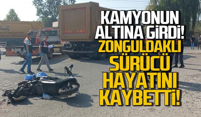 Düzce'de kaza! Zonguldaklı motosiklet sürücüsü hayatını kaybetti!