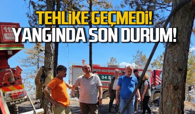 Karabük yangınında son durum! Tehlike geçmedi!