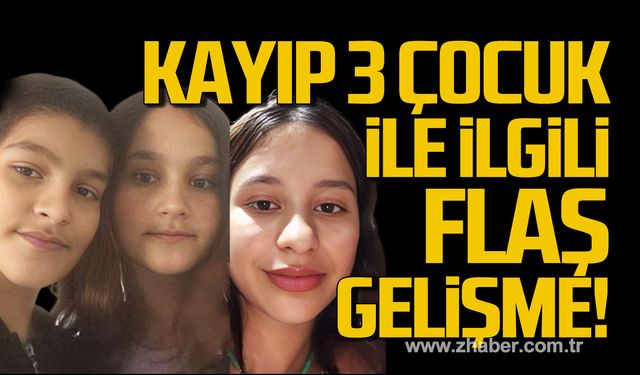 Devrek'te kayıp 3 çocuk ile ilgili flaş gelişme!