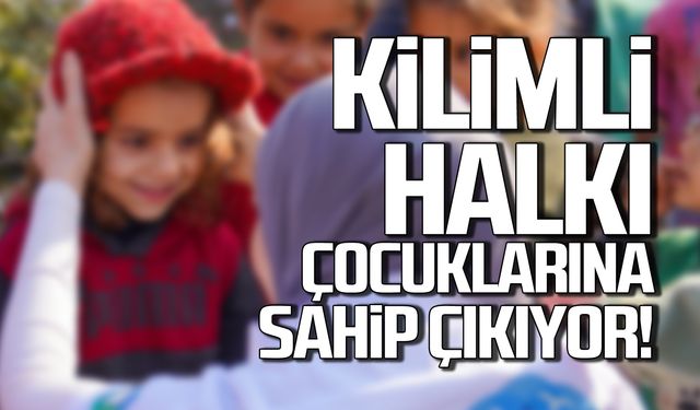 Kilimli halkı öksüz çocuklara sahip çıkıyor!