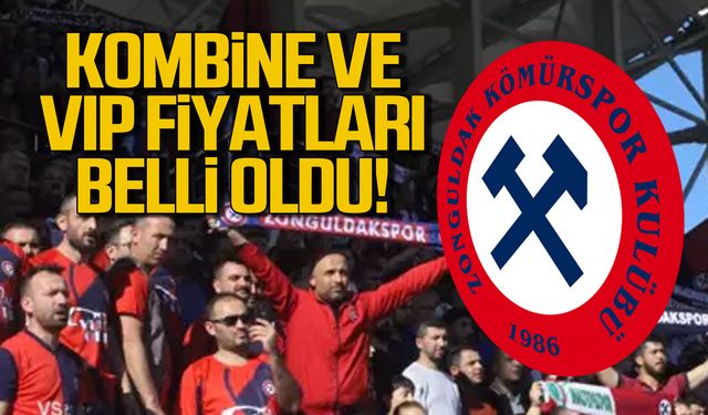 Zonguldak Kömürspor kombine ve VIP fiyatları belli oldu!