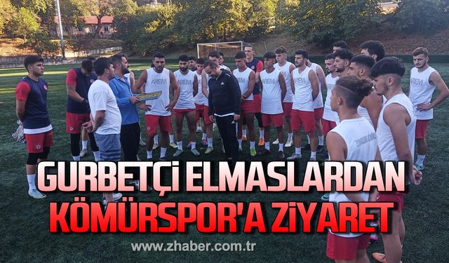 Gurbetçi Elmaslar'dan Zonguldak Kömürspor'a ziyaret!