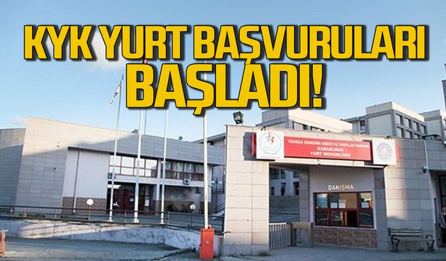 KYK yurt başvuruları başladı!