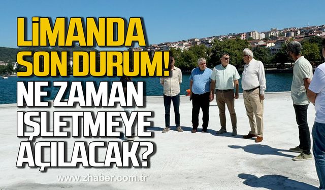 Bozhane Limanı'nda son durum! Ne zaman işletmeye açılacak?