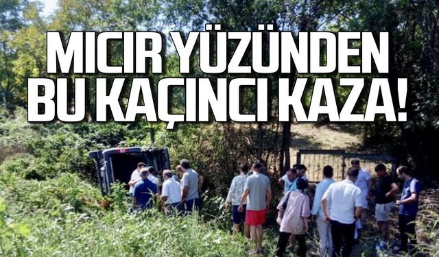 Mıcıra kapıldı bahçeye yuvarlandı! Bu kaçıncı kaza!