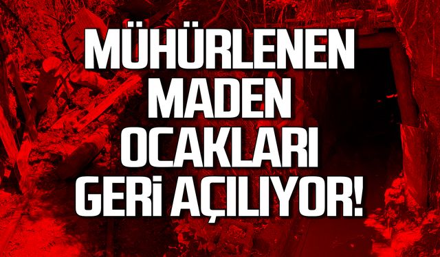 Mühürlenen kaçak maden ocakları yeniden açılıyor!