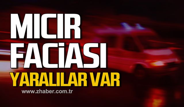 Zonguldak- Bartın yolunda mıcır faciası! Yaralılar var!