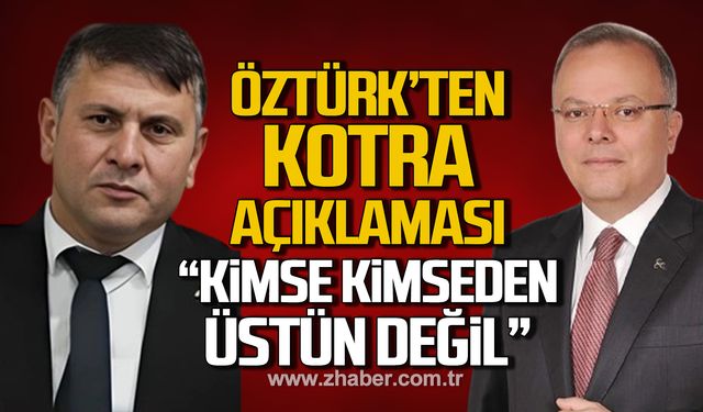 Mustafa Öztürk'ten Murat Kotra açıklaması! "Kimse kimseden üstün değil"