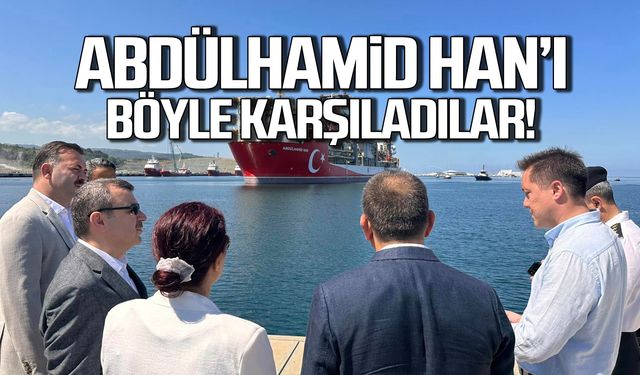 Abdülhamid Han'ı Filyos'ta karşıladılar