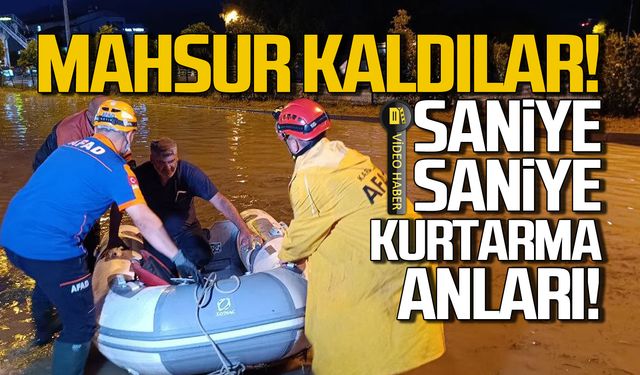 Karabük sele teslim oldu! Vatandaşlar botlarla kurtarıldı