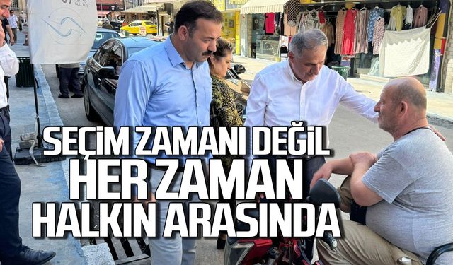 Ak Parti seçim zamanı değil her zaman halkın arasında!