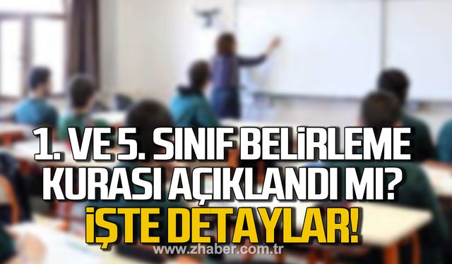 1. ve 5. sınıf belirleme kurası belli oldu mu? İşte detaylar!