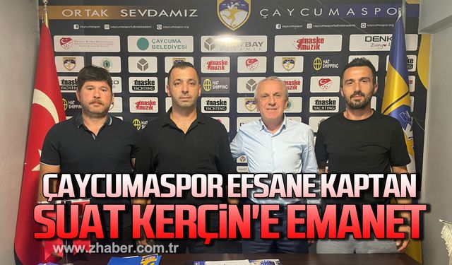 Çaycumaspor efsane kaptan Suat Kerçin'e emanet!