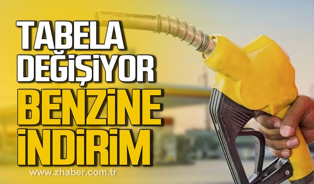 Tabela değişiyor! Benzine indirim geliyor!