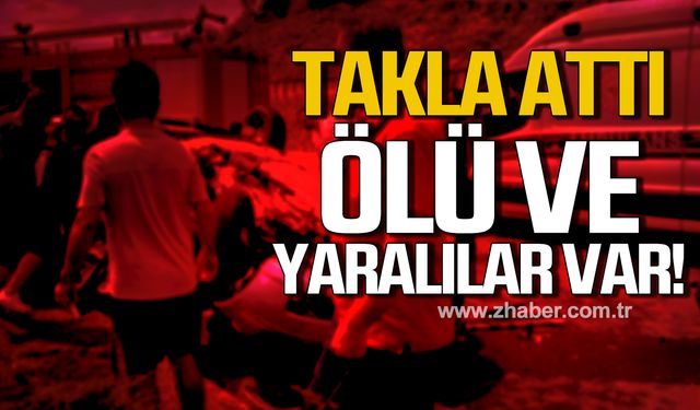 Alaplı yolunda feci kaza! Ölü ve yaralılar var!