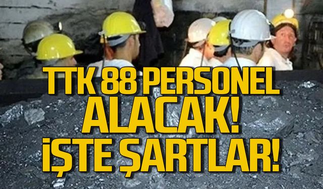 TTK 88 memur alacak! İşte gereken şartlar!