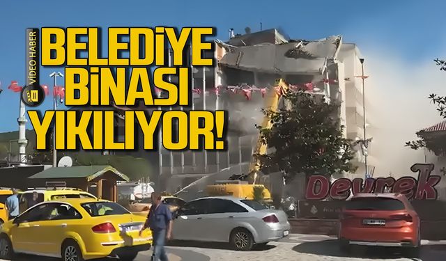 Devrek Belediye binası yıkılıyor!