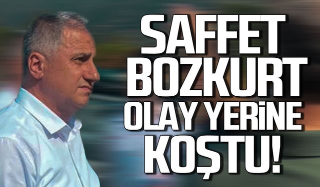 Saffet Bozkurt olay yerine koştu!