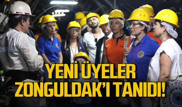 Yeni Rotaryenler Zonguldak'ı tanıdı!