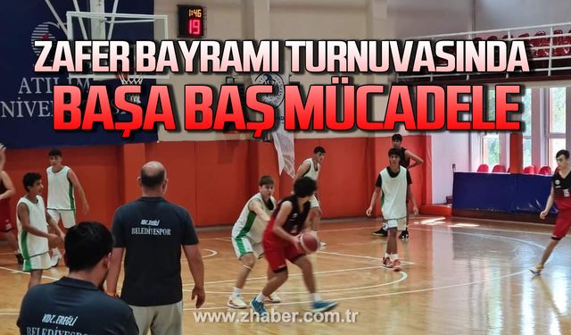 Zafer Bayramı turnuvasında başa baş mücadele!