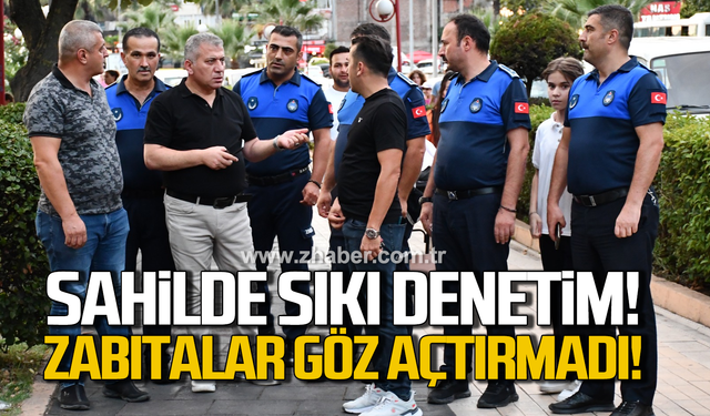 Ereğli'de sıkı denetim! Sahilde izinsiz işgaller kaldırıldı!