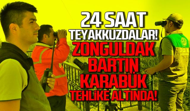 Zonguldak, Bartın ve Karabük tehlikede! 24 saat görev başındalar!