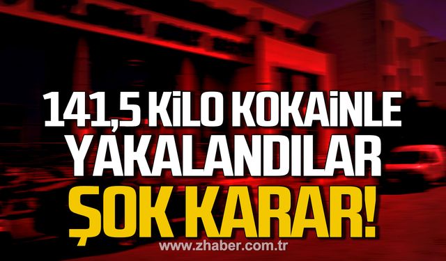 Kdz. Ereğli'de 141,5 kilo kokainle yakalandılar! Şok karar!